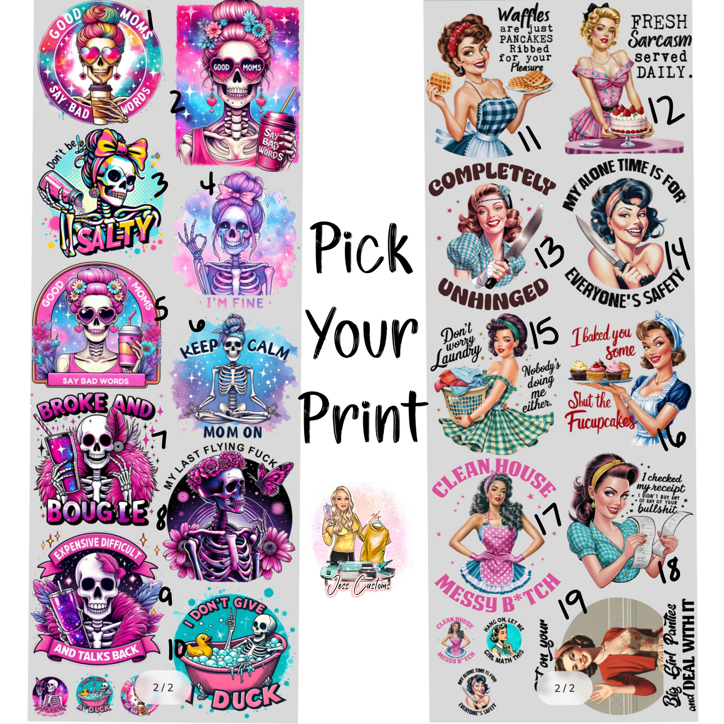 Pick your print