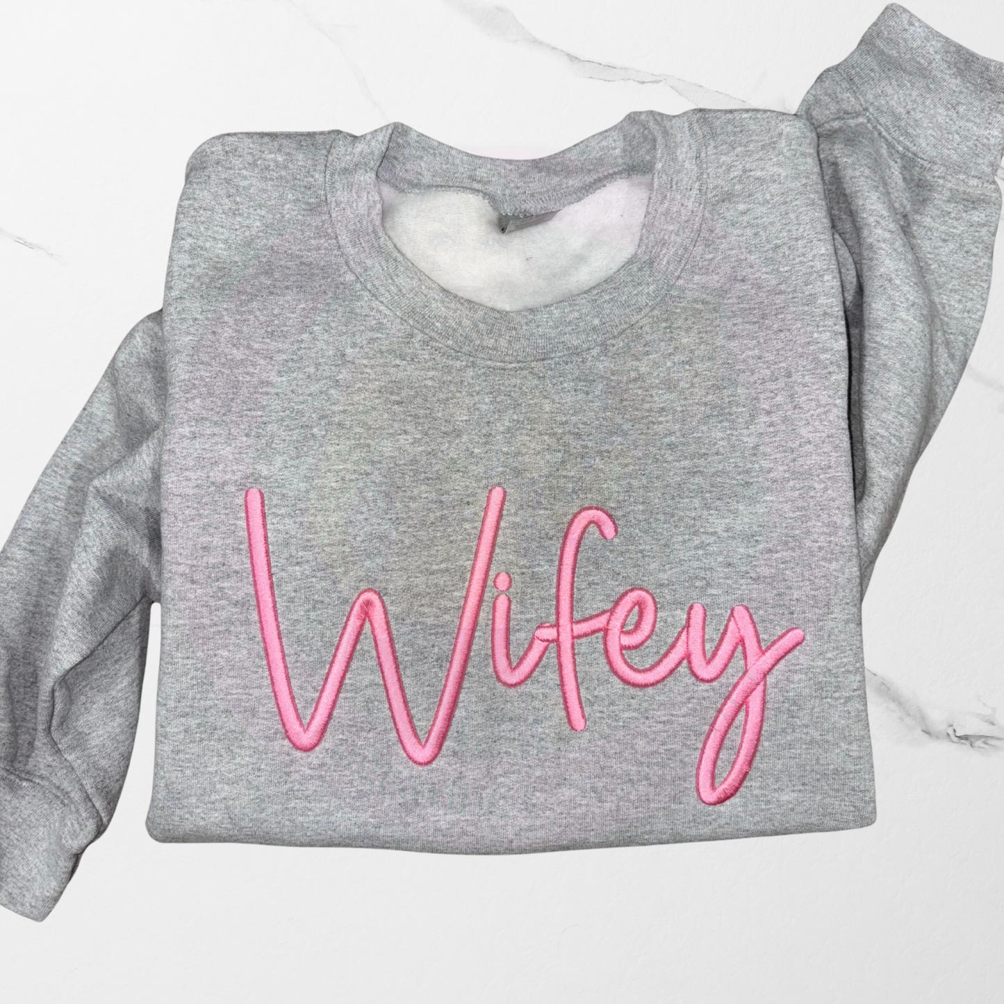 Custom 3D Puff Embroidery Sweatshirt