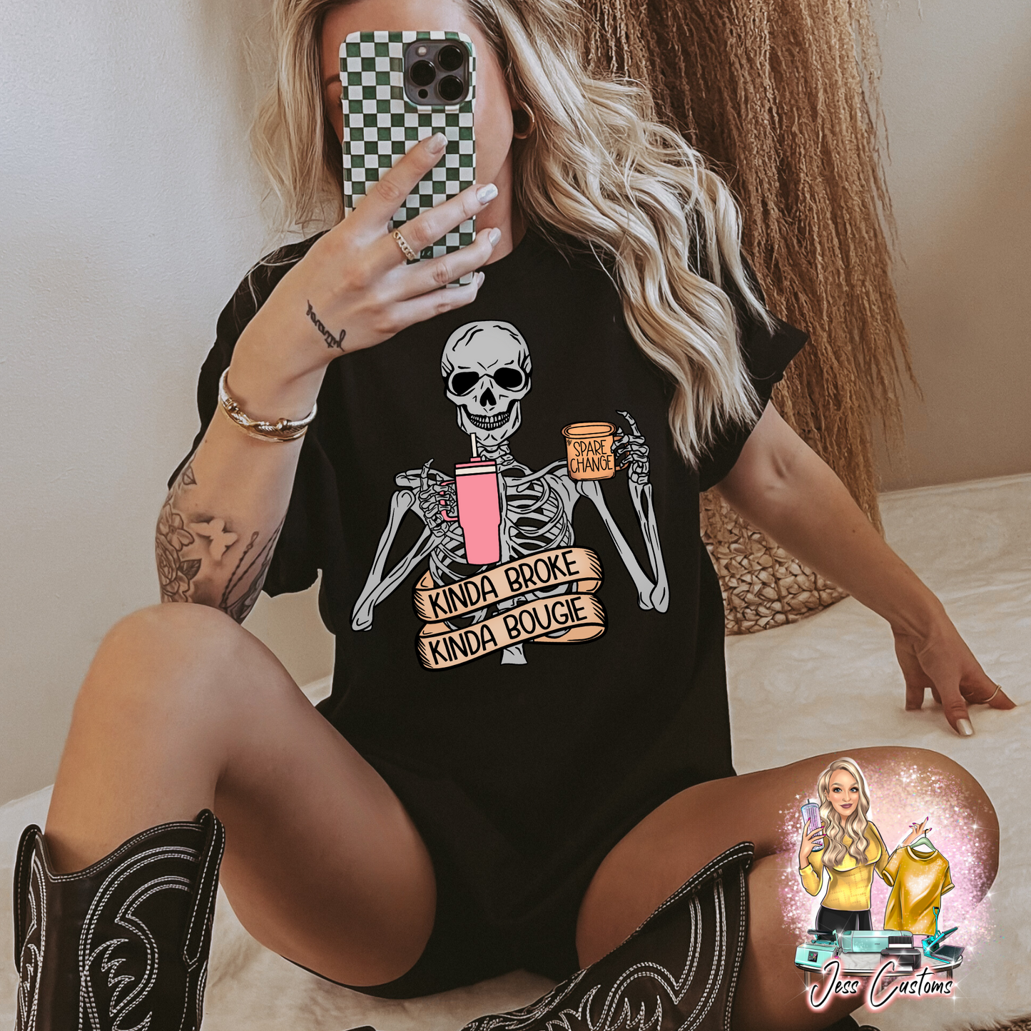 Kinda Broke Kinda Bougie Skelly