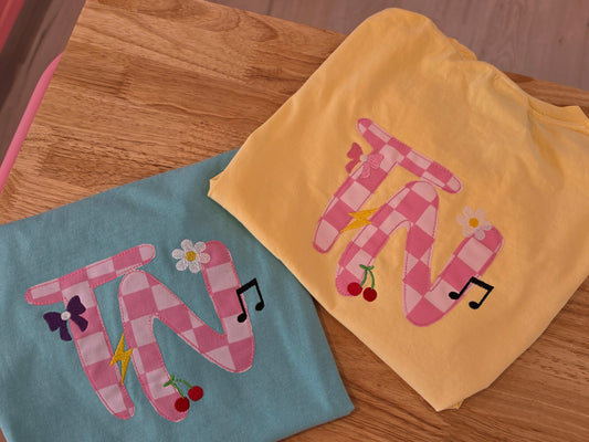 State Appliqué Embroidered Tee