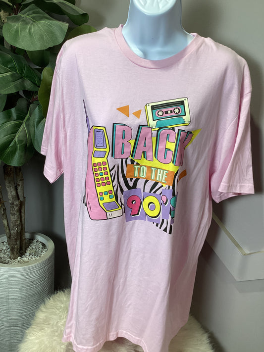 BACK TO THE 90'S TEE *LARGE*