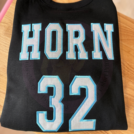 Team Spirit Custom Embroidered Sweatshirt - Applique
