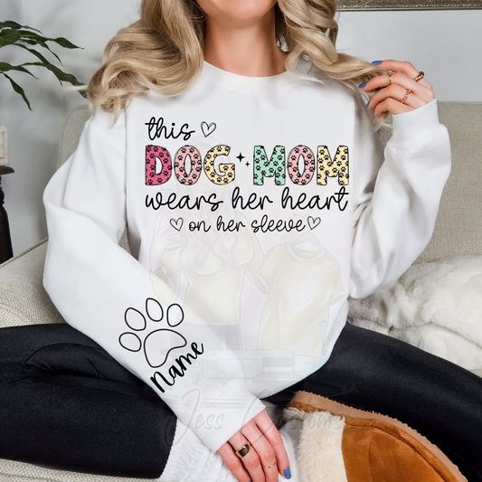 Personalized Dog Mom Crewneck