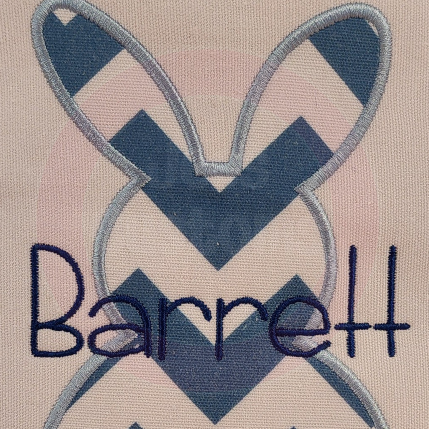 Custom Bunny Canvas Easter Basket