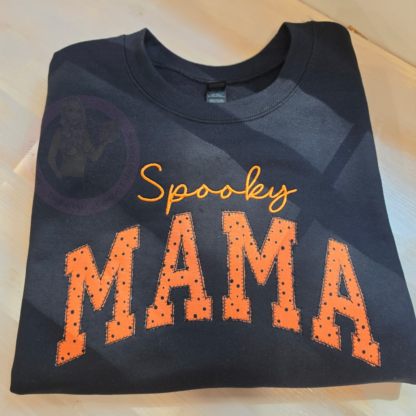 Spooky Mama Applique Sweatshirt
